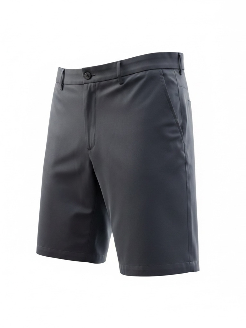 Walter Hagen Charcoal Performance Flat-Front Shorts